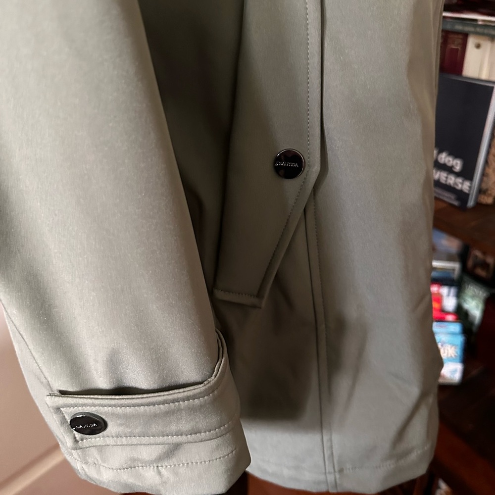 Women's Nautica Weatherproof Olive Green Jacket NWOT. Large. Spring raincoat. - Picture 4 of 8